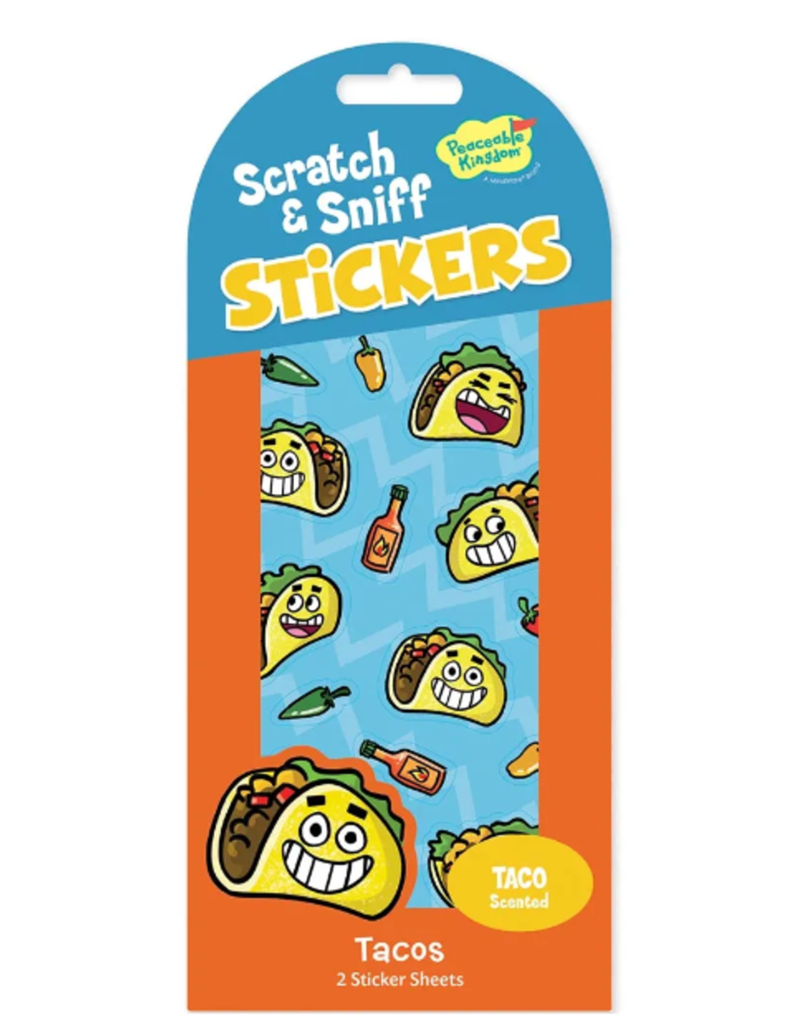 Peaceable Kingdom Scratch & Sniff Stickers: Taco