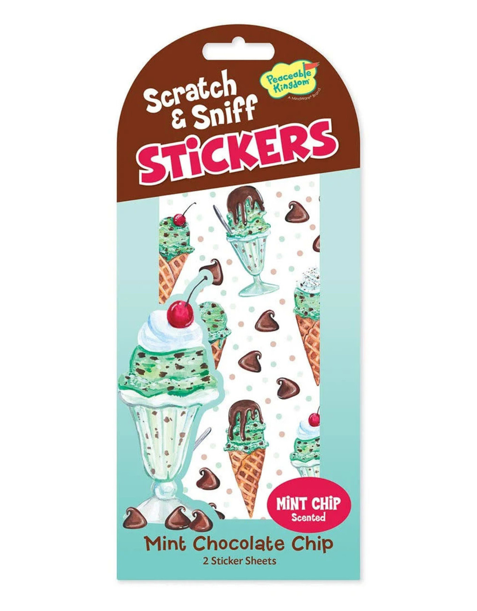 Peaceable Kingdom Mint Chocolate Chip Scratch & Sniff Stickers
