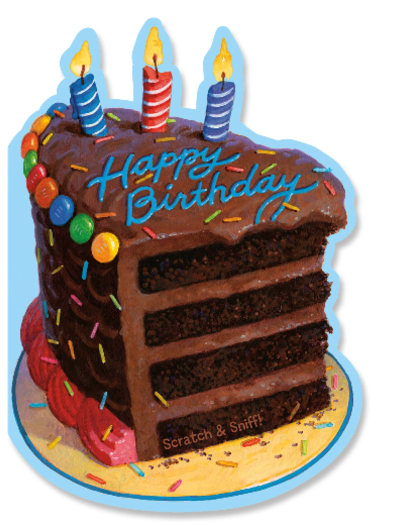 Peaceable Kingdom Chocolate Cake Scratch & Sniff Card