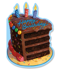 Peaceable Kingdom Chocolate Cake Scratch & Sniff Card