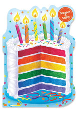 Peaceable Kingdom Rainbow Cake Scratch & Sniff Card