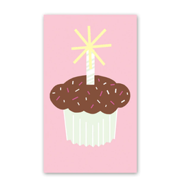 Rock Paper Scissors Enclosure Card: Chocolate Cupcake