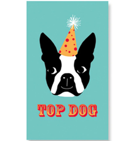 Rock Paper Scissors Enclosure Card: Top Dog Boston Terrier