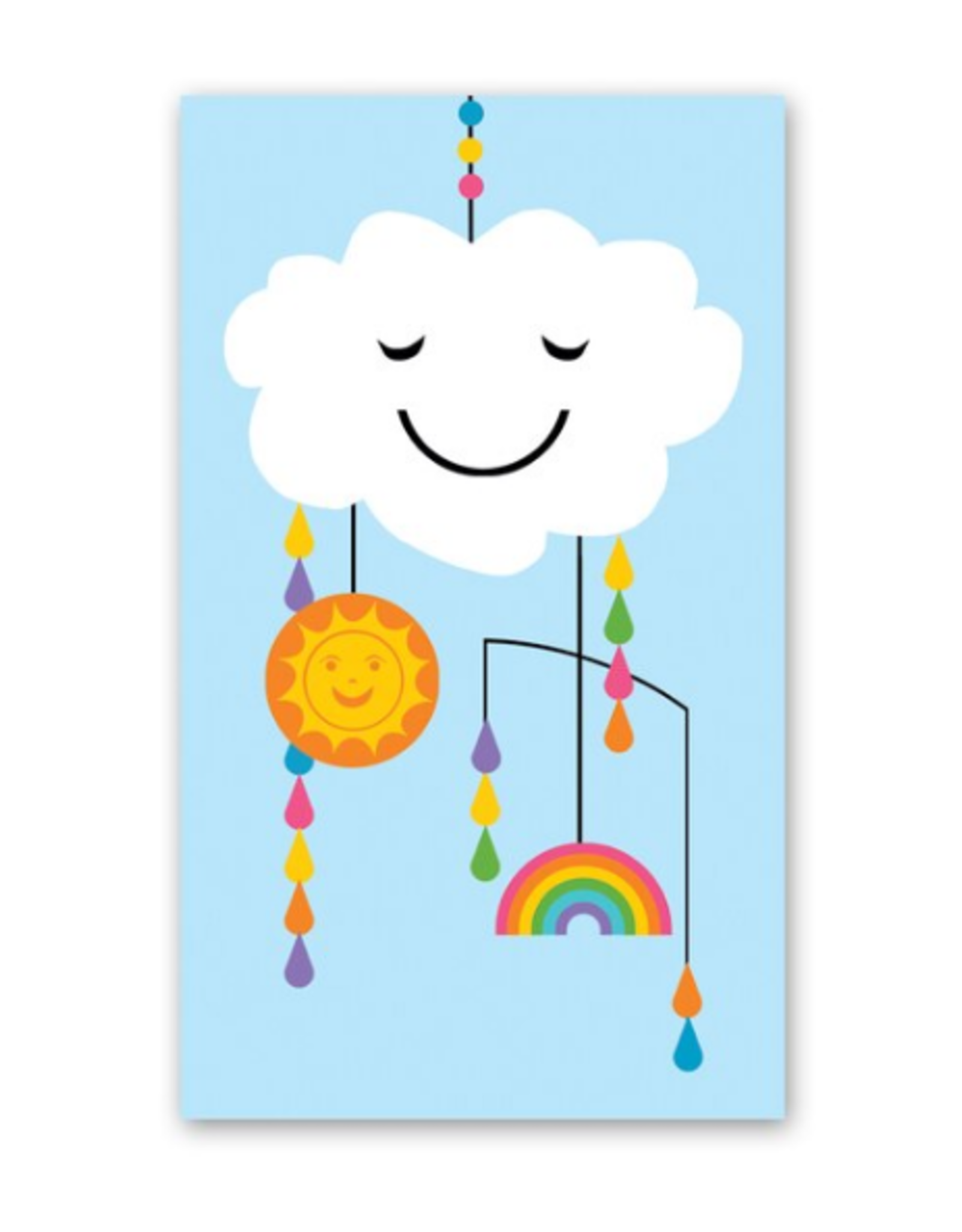 Rock Paper Scissors Enclosure Card: Happy Baby Mobile