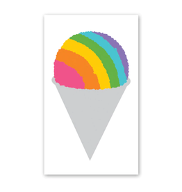 Rock Paper Scissors Enclosure Card: Snow Cone Rainbow