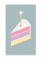 Rock Paper Scissors Enclosure Card: Colorful Cake