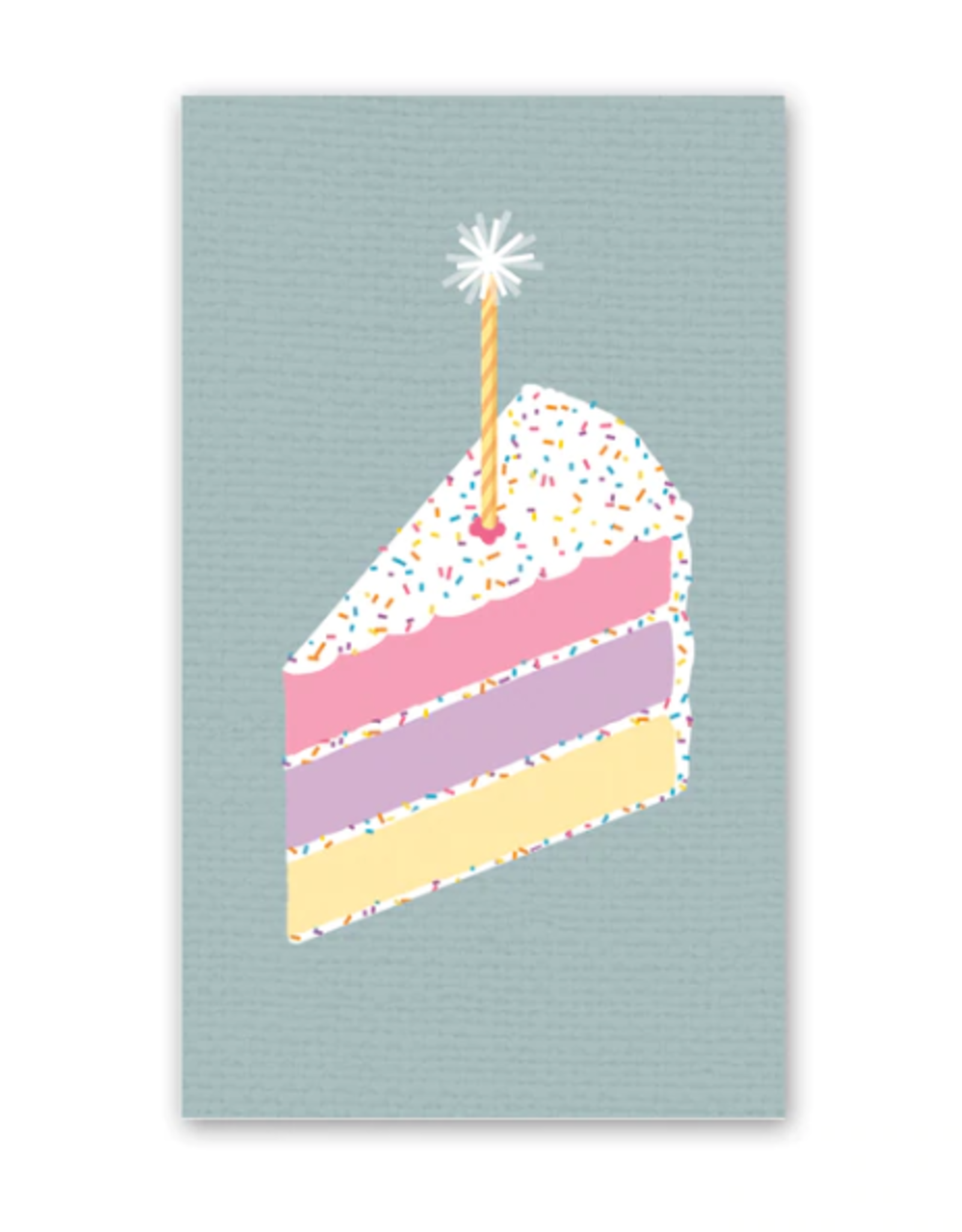 Rock Paper Scissors Enclosure Card: Colorful Cake