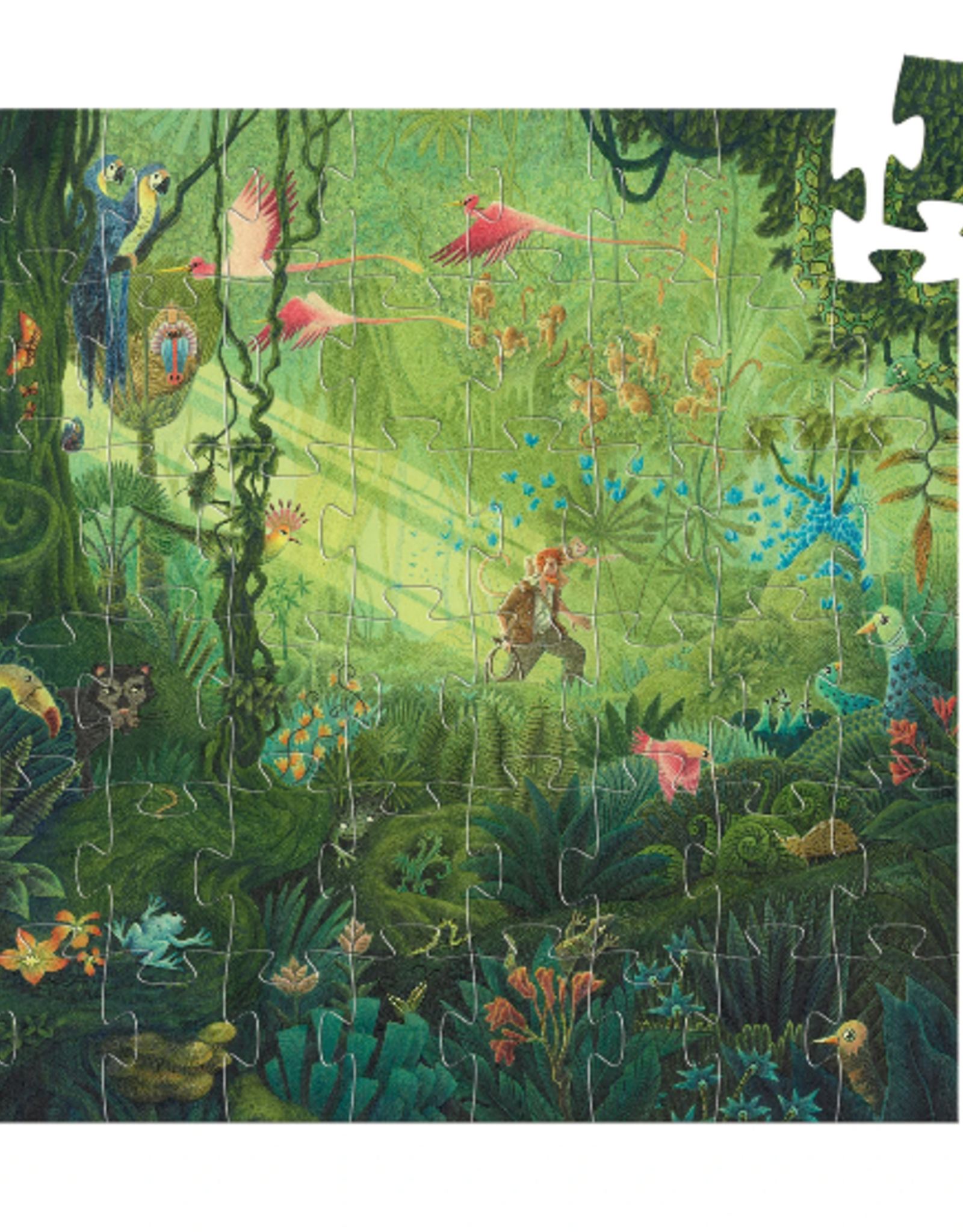 Djeco Silhouette Puzzles: 54pc In the Jungle