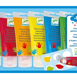 Djeco 6 finger paint tubes