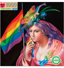 eeBoo 1000pc-Puzzle: Liberty Rainbow