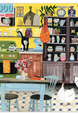 eeBoo 1000pc-Puzzle: Kitchen Chickens