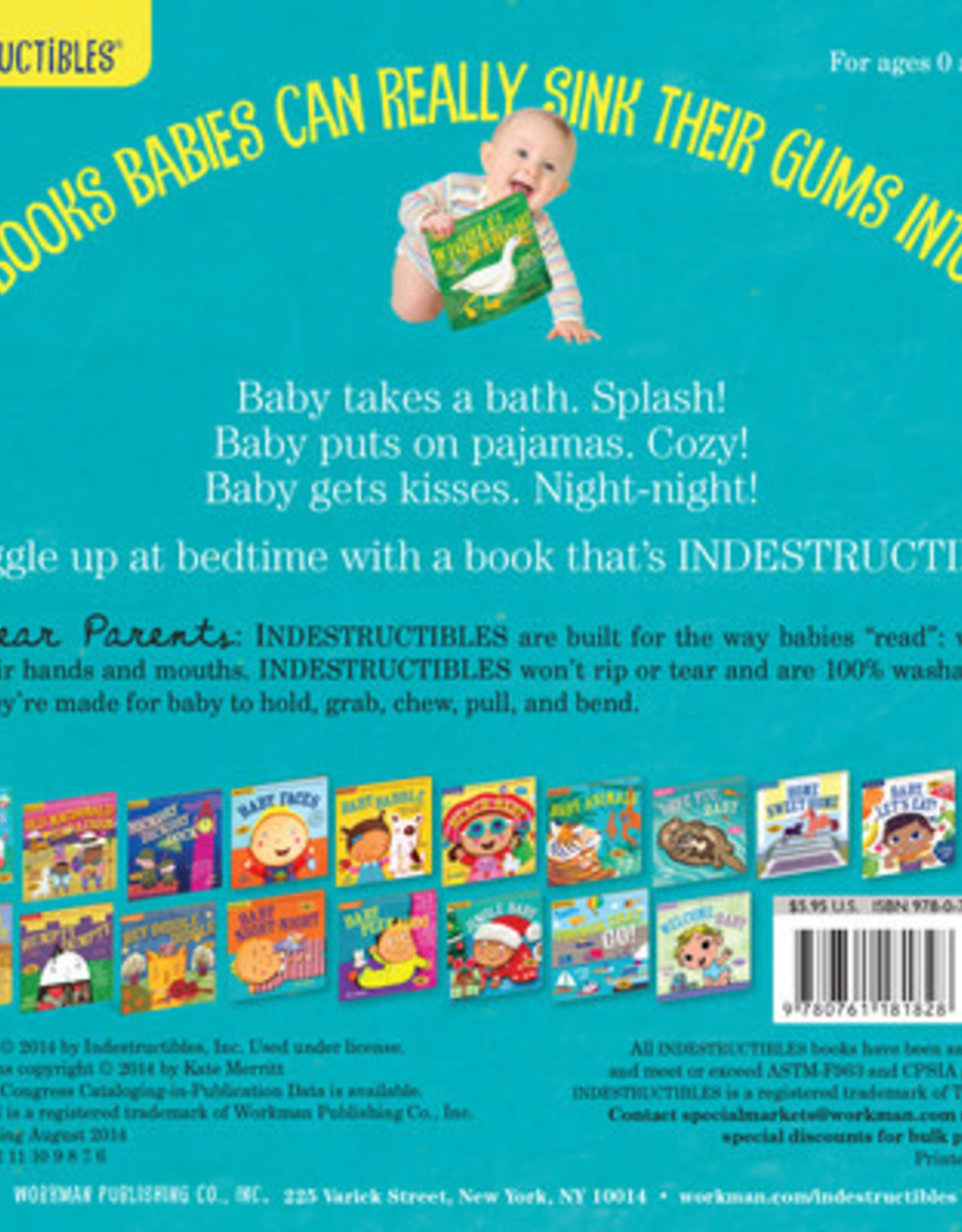 Workman Publishing INDESTRUCTIBLES: Baby Night-Night