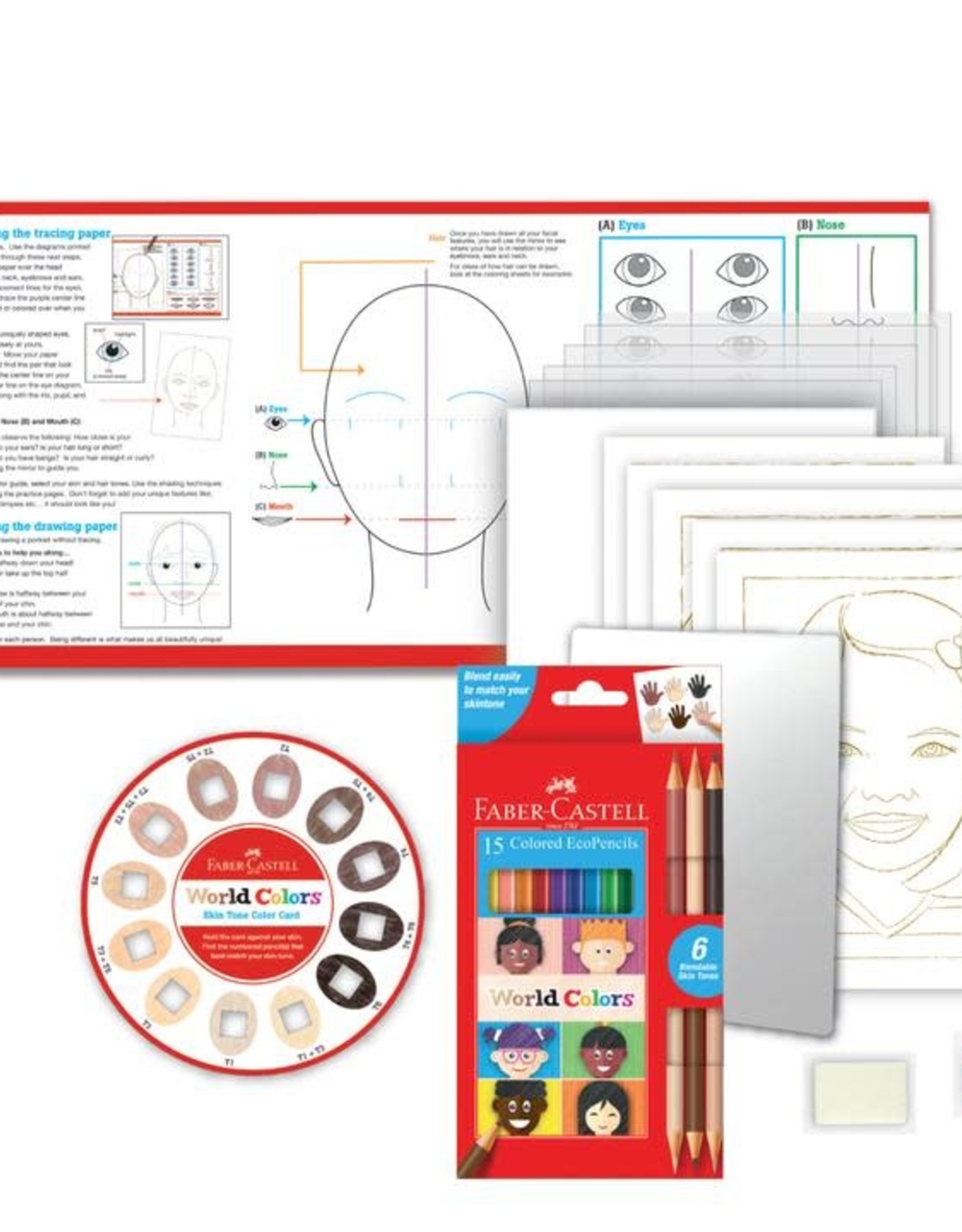 Faber-Castell World Colors - How to Draw Faces