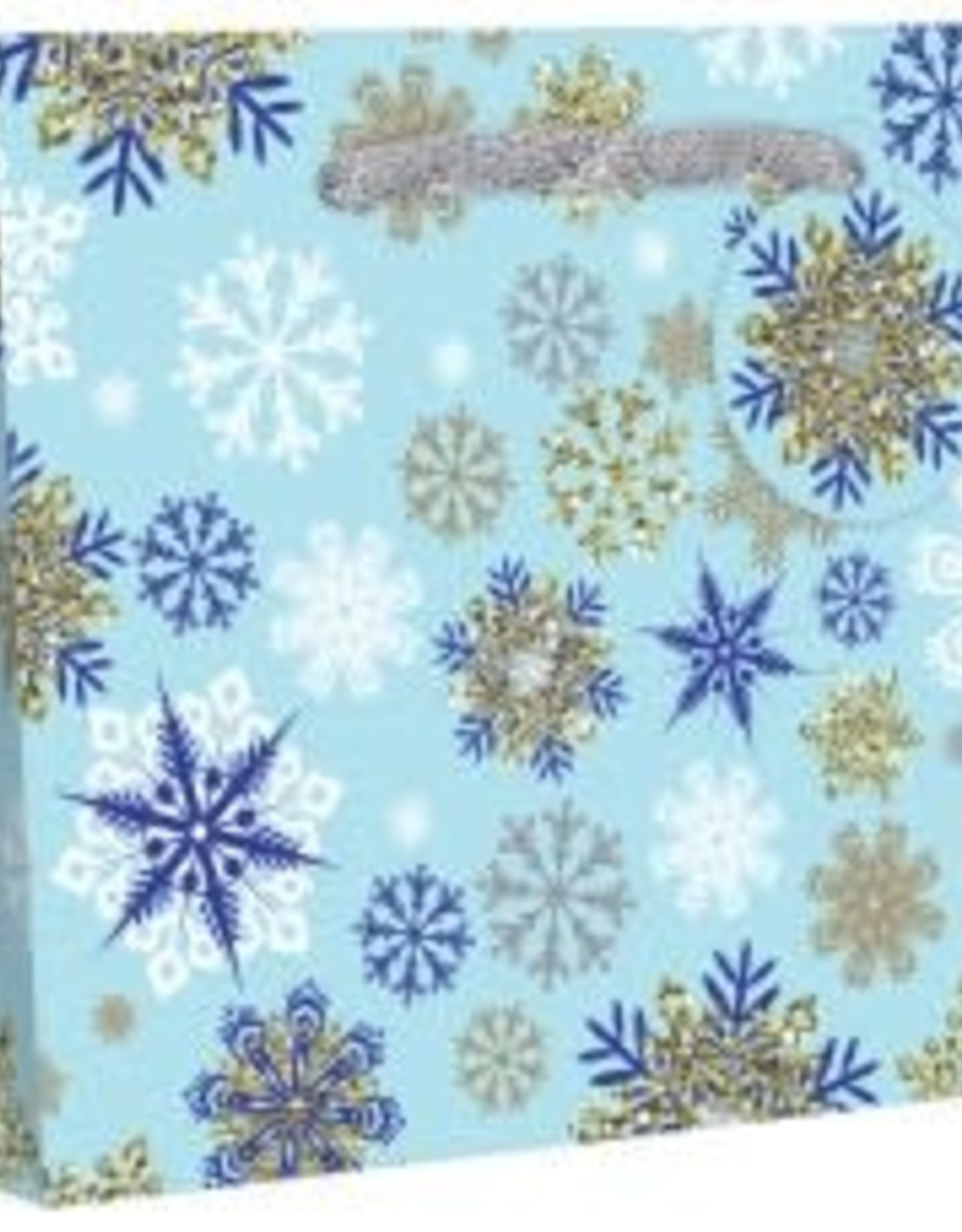 Gift Wrap: Snowflake Bag, 10x4x8
