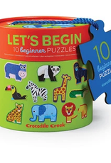 Crocodile Creek 2pc Puzzle: Let's Begin Jungle