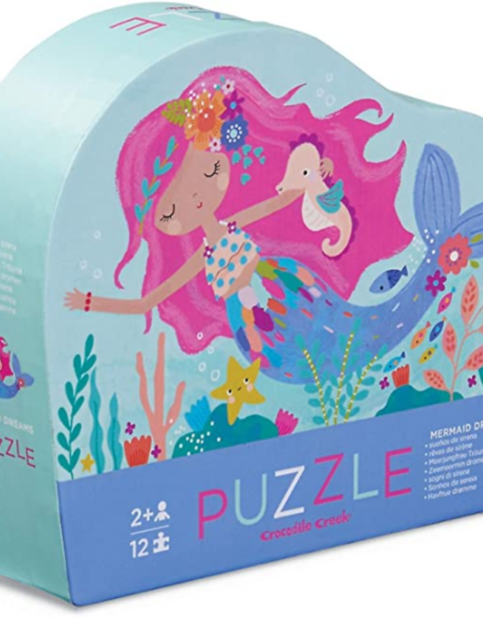 Crocodile Creek 12pc Mini Puzzle: Mermaid Dreams