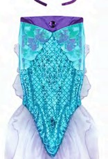 Creative Education Mermaid Glimmer Skirt w/Tiara, Lilac/Blue, Size 5-6