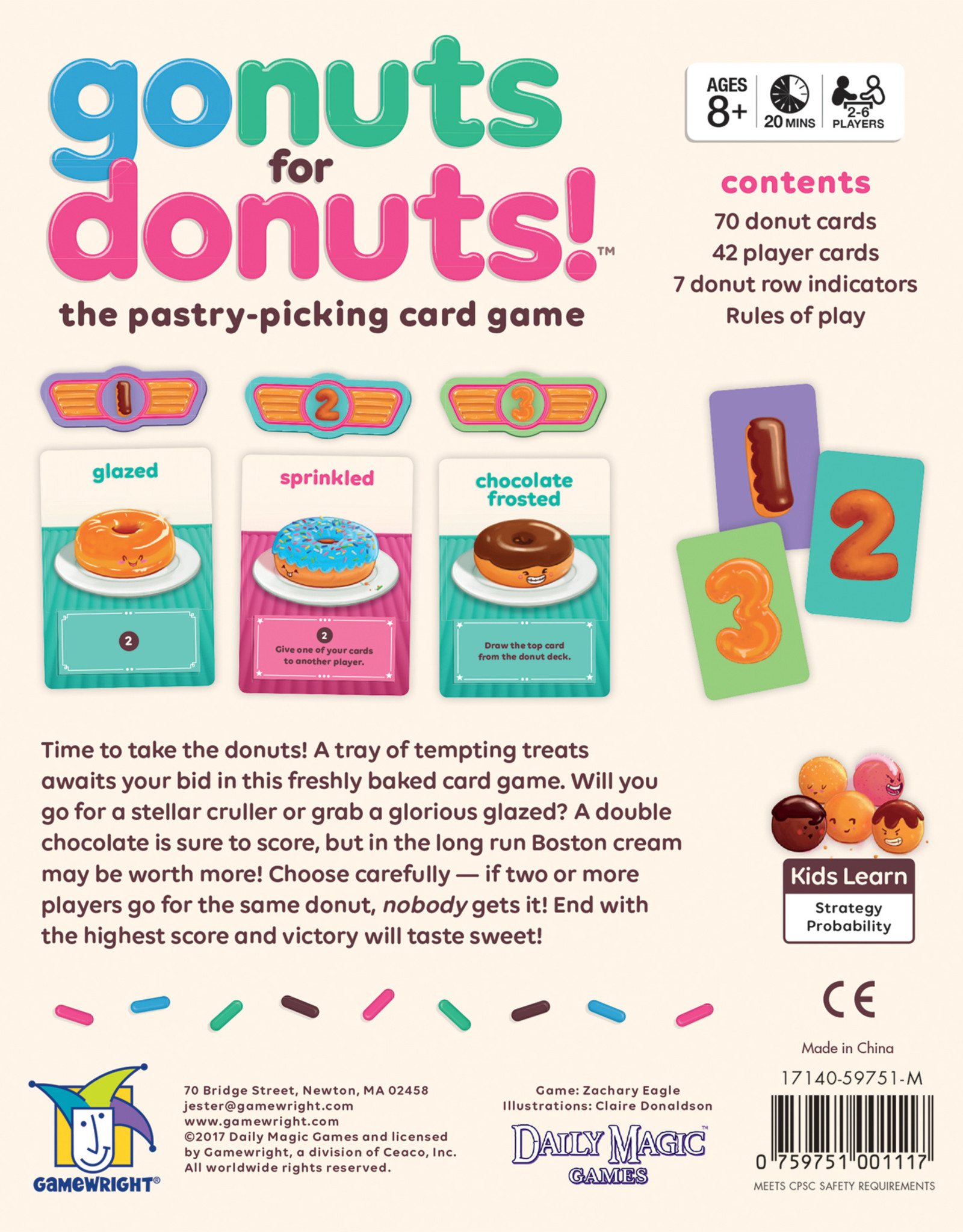 Gamewright Go Nuts for Donuts!