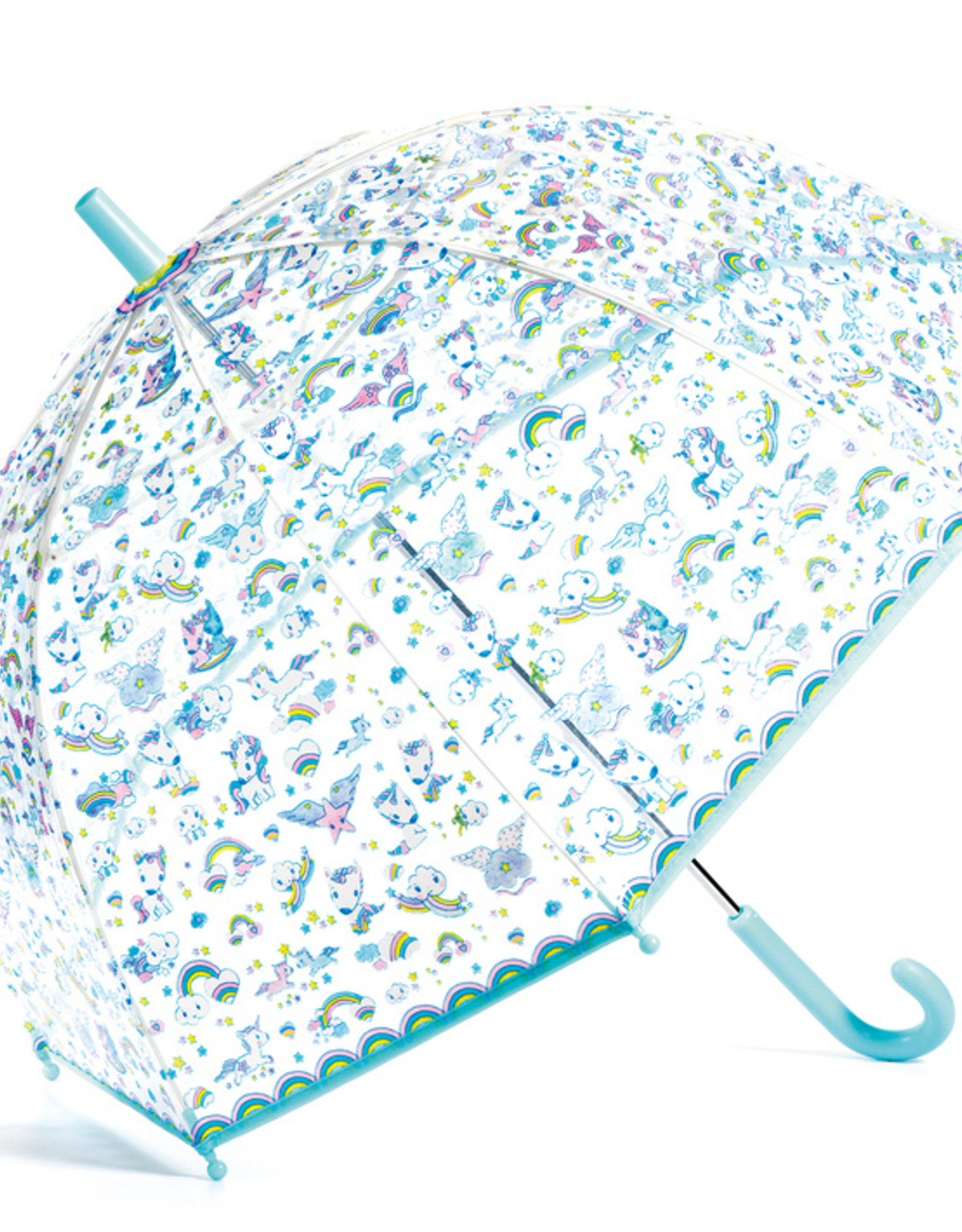 Djeco Umbrella: Clear Unicorns