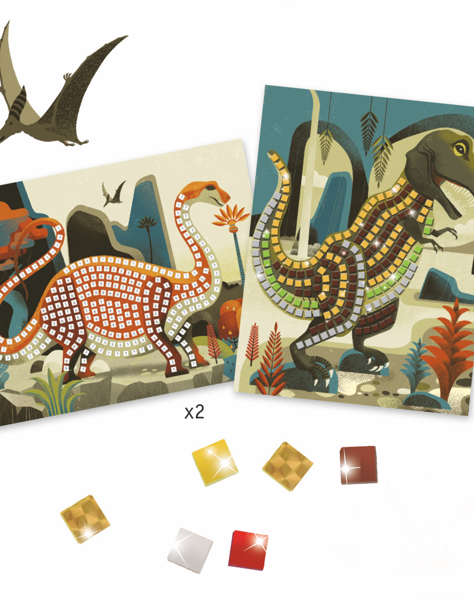 Djeco Dinosaurs Mosaics