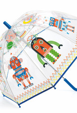 Djeco Umbrella: Clear Robots