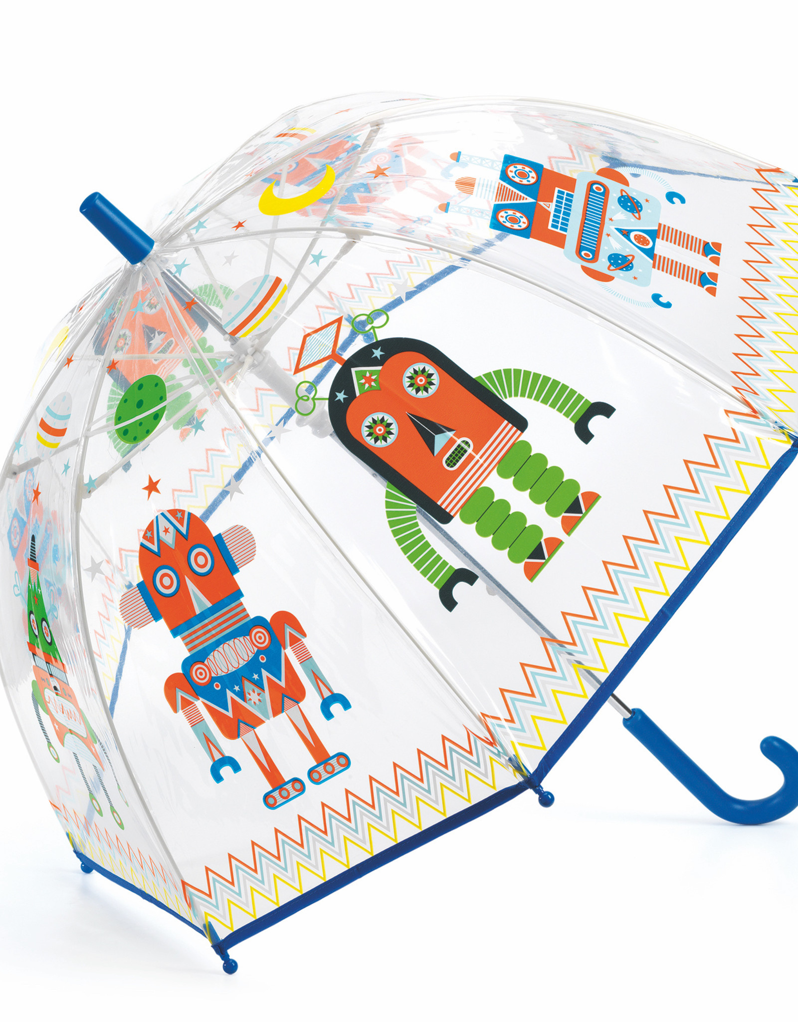 Djeco Umbrella: Clear Robots