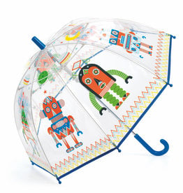 Djeco Umbrella: Clear Robots