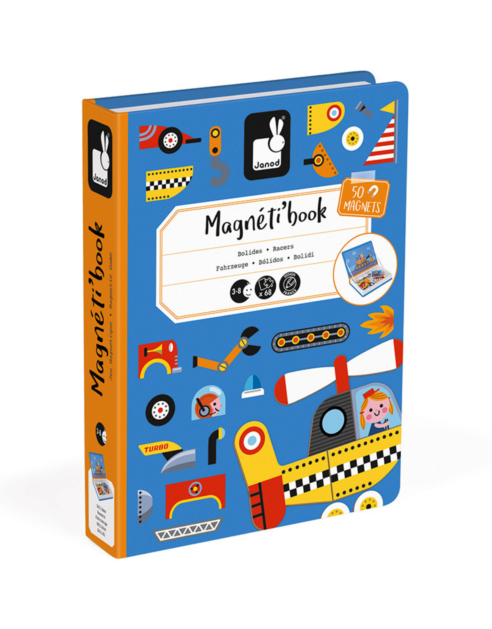 Janod Magnetibook Racers