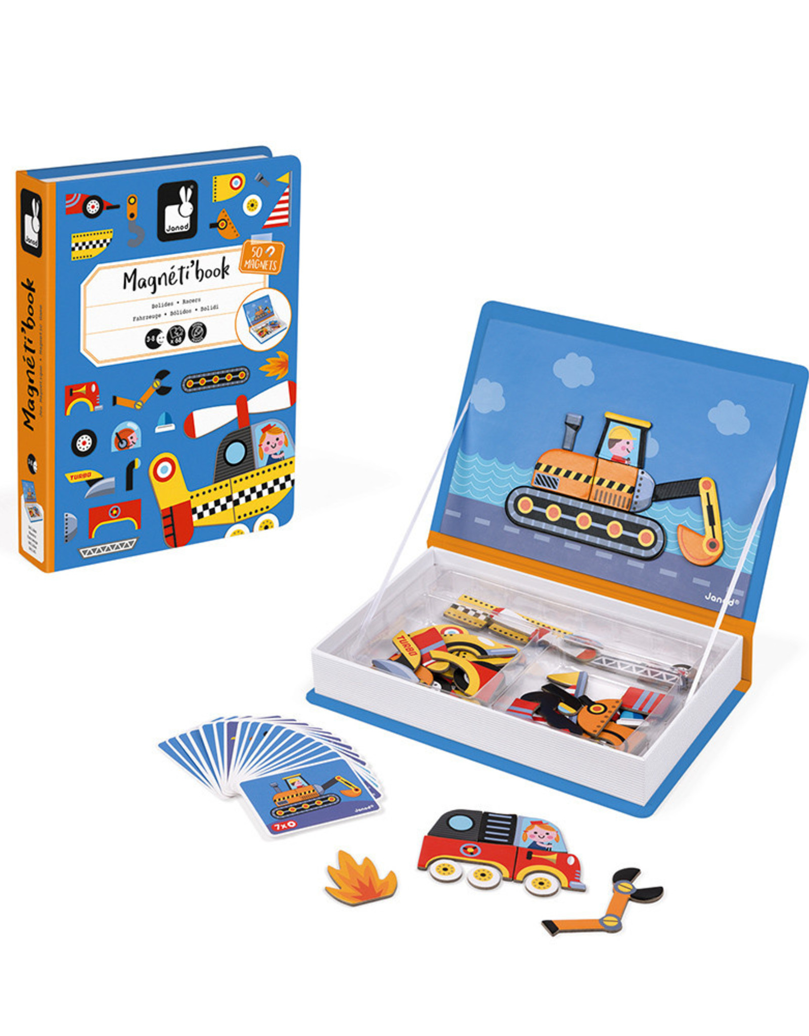 Janod Magnetibook Racers