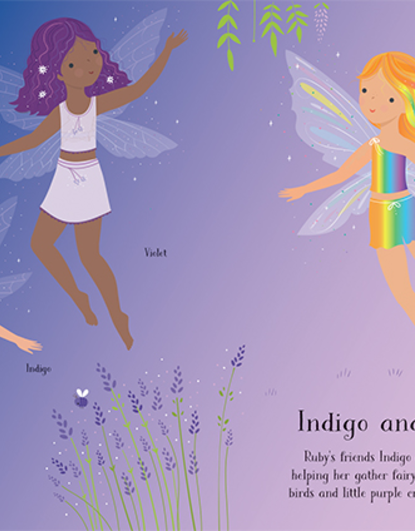 Usborne Little Sticker Dolly Dressing Rainbow Fairy