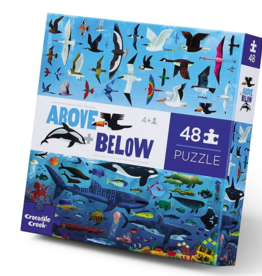 Crocodile Creek 48 pc Puzzle Above and Below: Sea & Sky