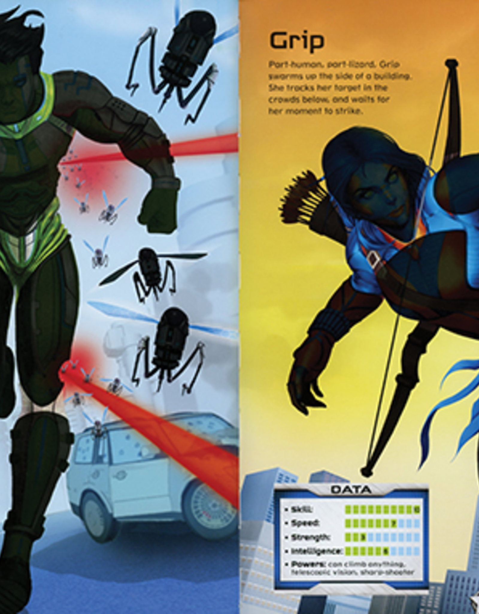 Usborne Sticker Book: Build Your Own Superheroes