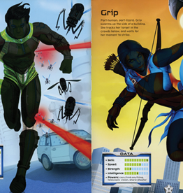 Usborne Sticker Book: Build Your Own Superheroes