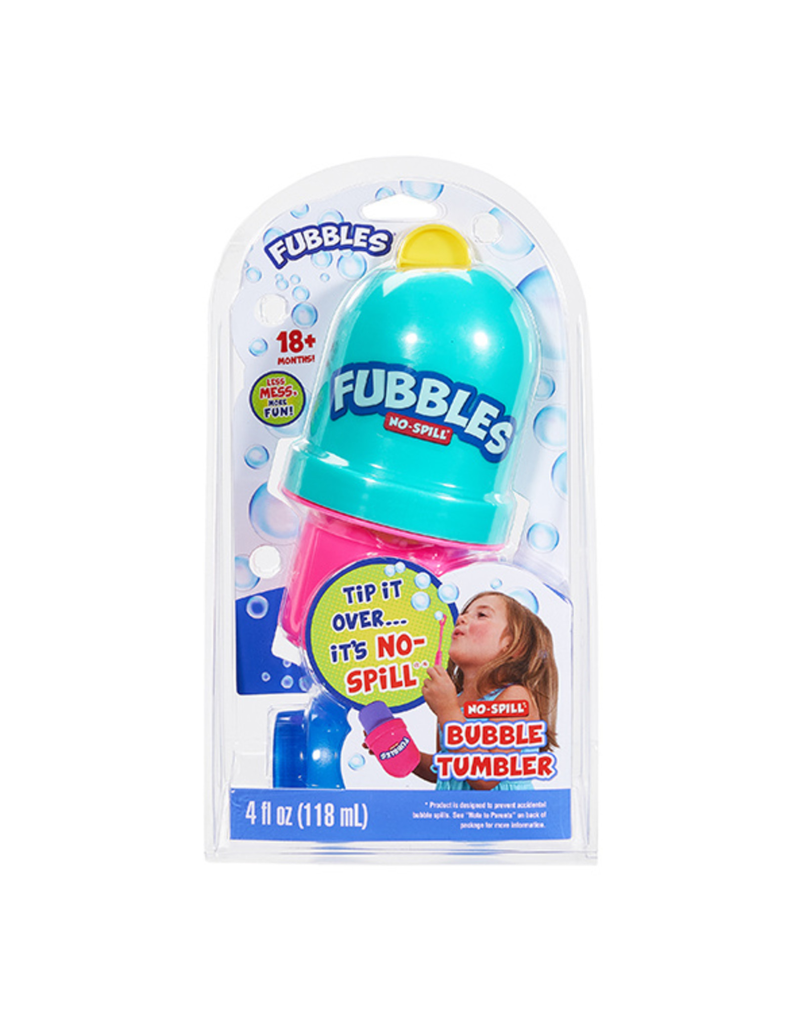 Little Kids Fubbles No-Spill Bubble Tumbler-4oz