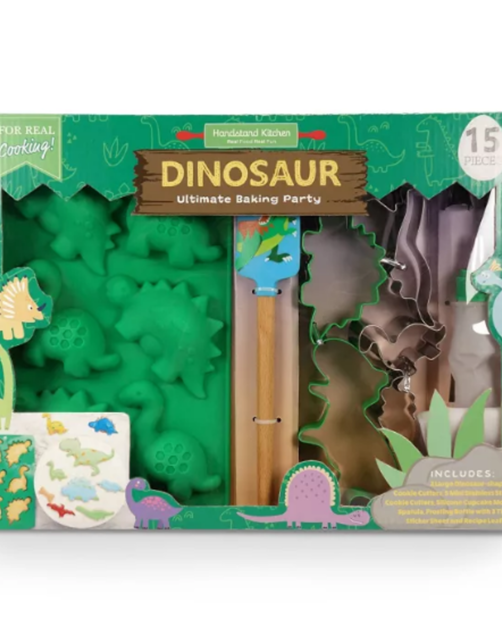 Handstand Kitchen Ultimate Dinosaur Baking Party Set