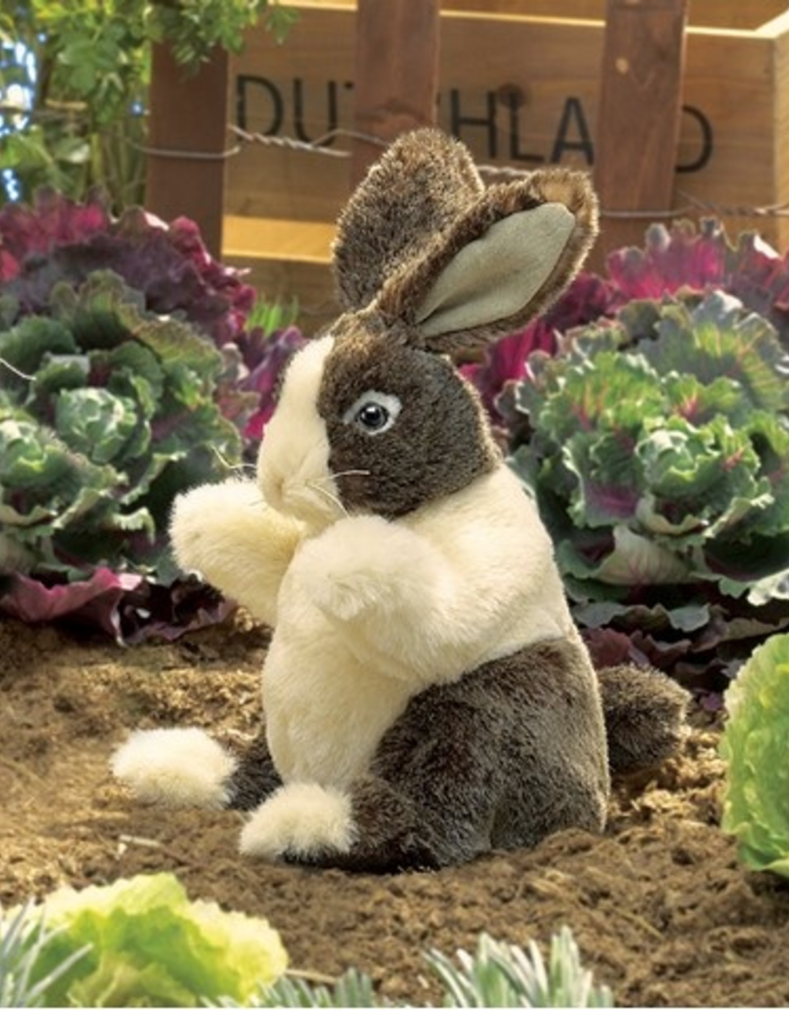 Folkmanis Puppet: Baby Dutch Rabbit