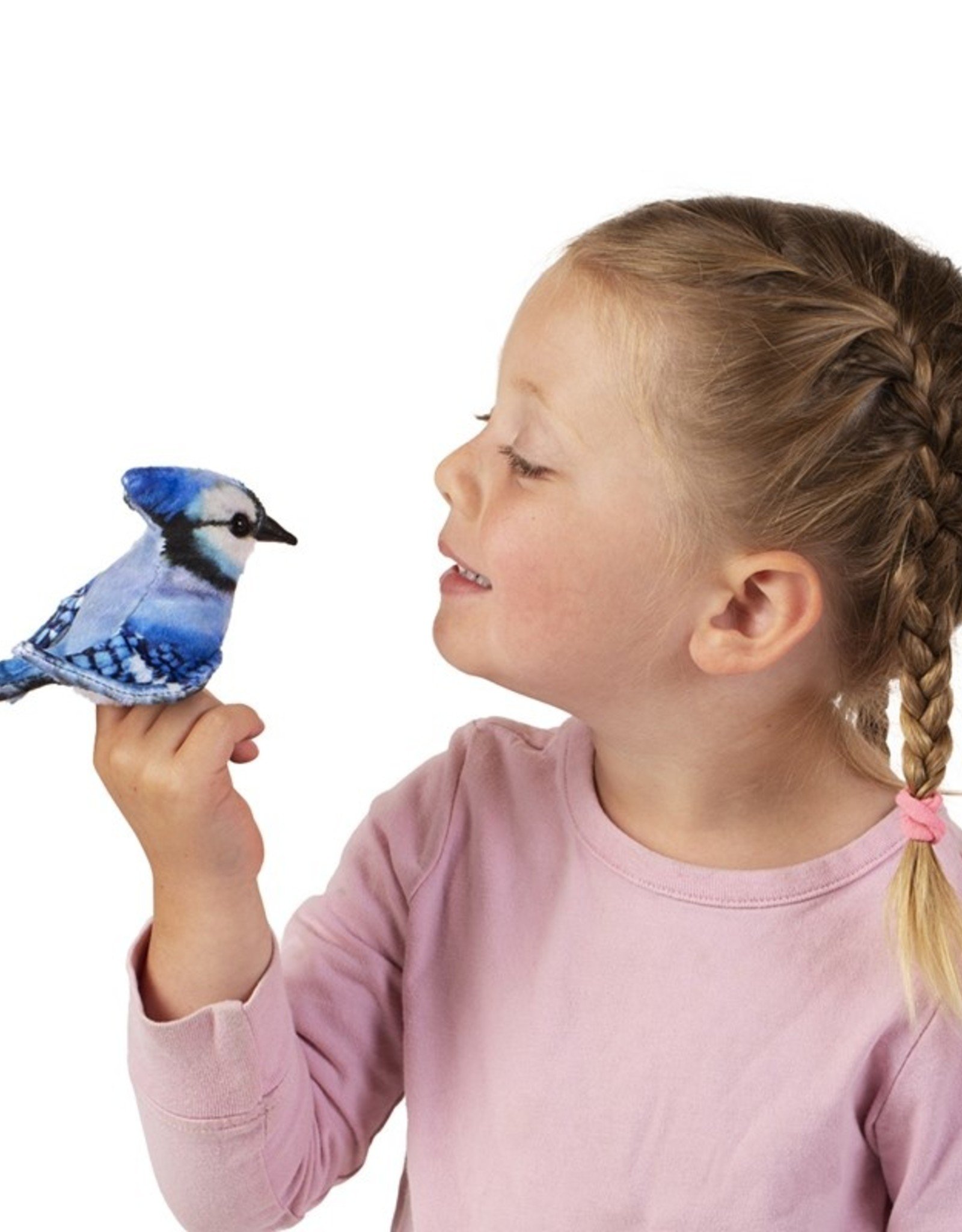 Folkmanis Finger Puppet: Blue Jay