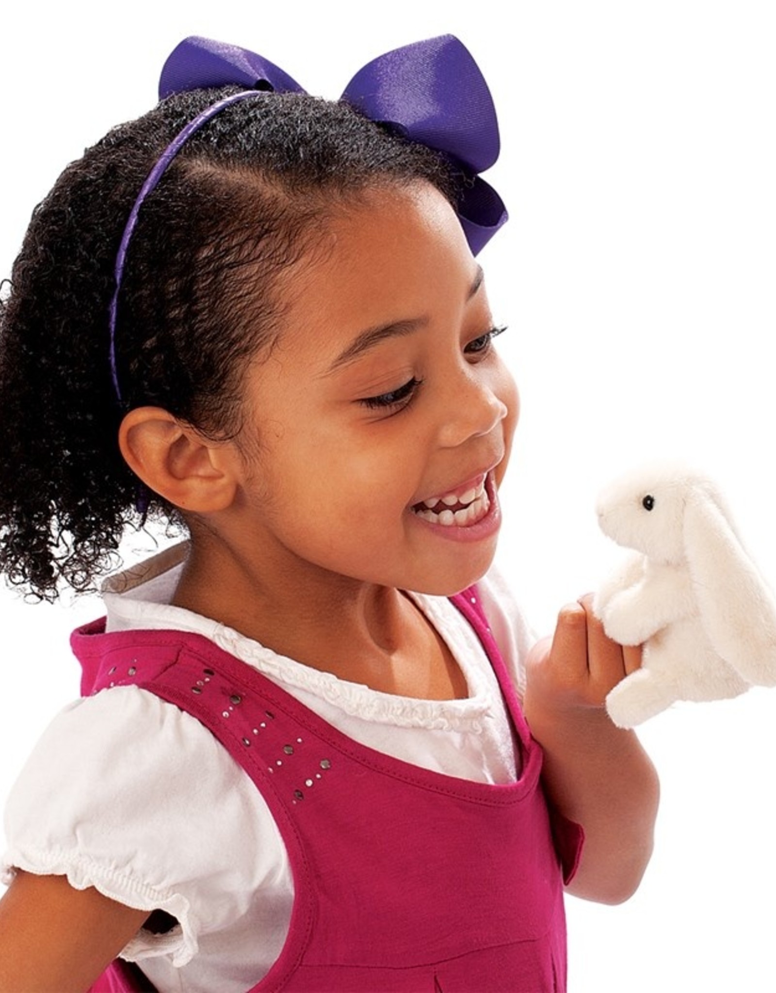 Folkmanis Finger Puppet: Lop Ear Rabbit