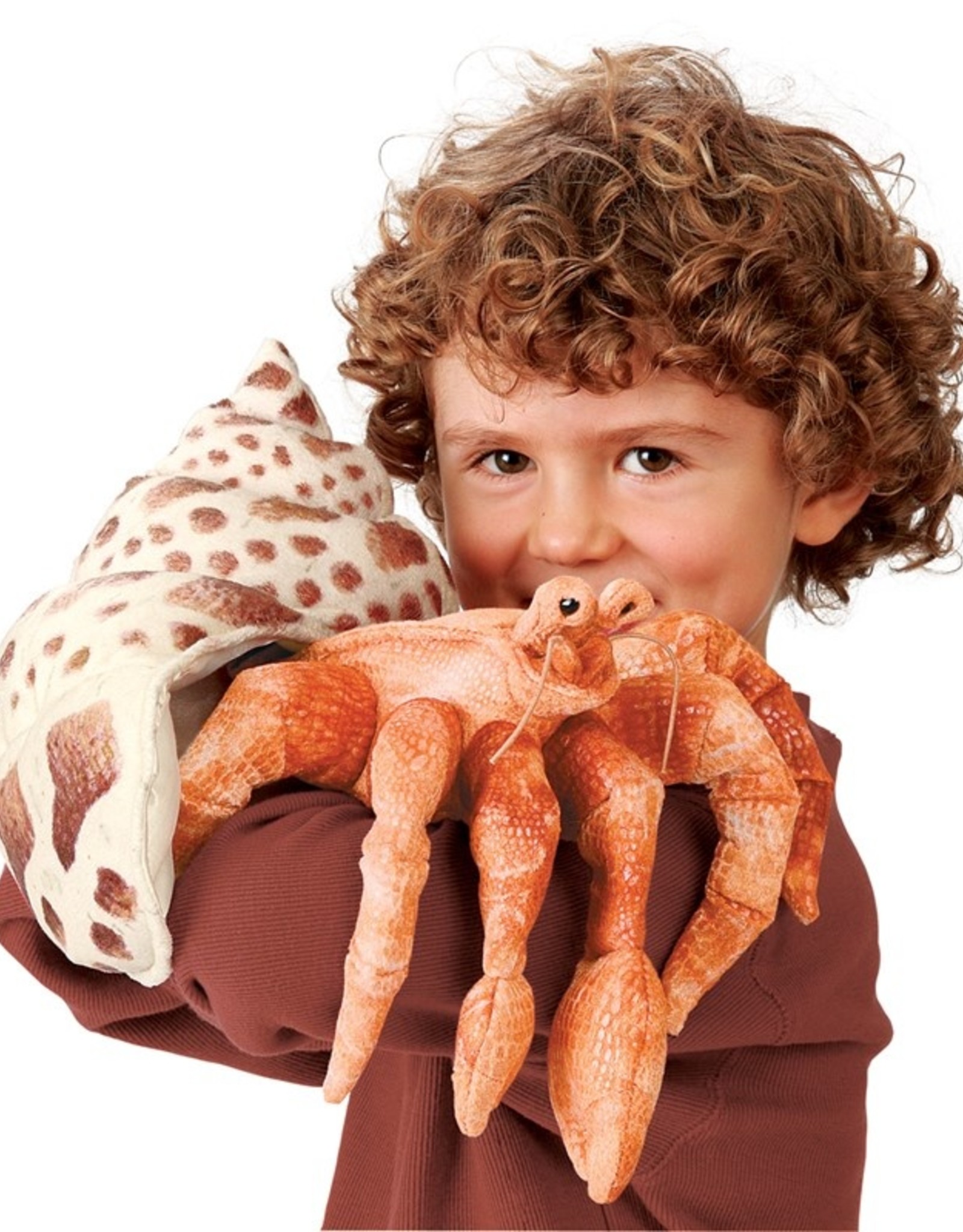 Folkmanis Puppet: Hermit Crab