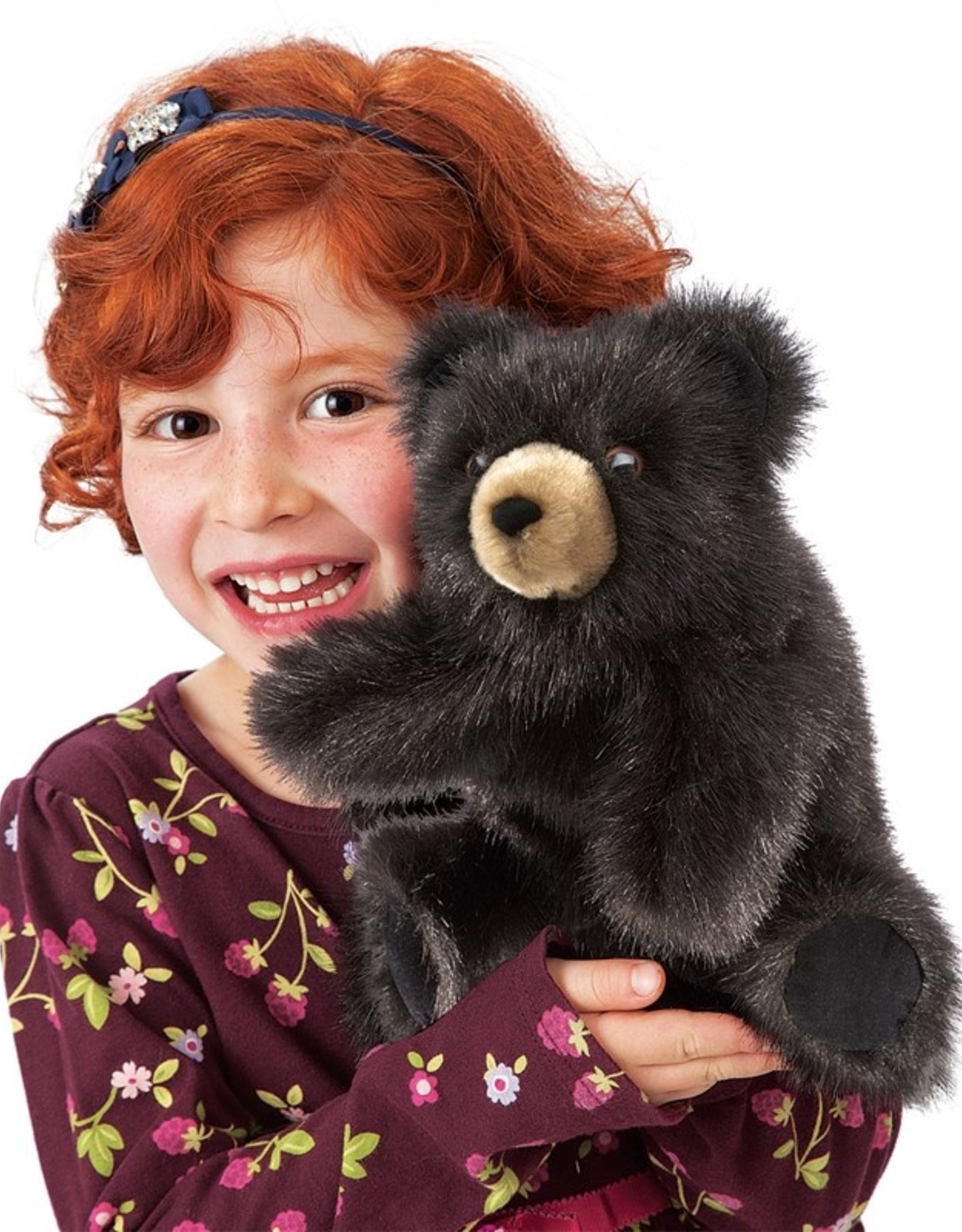 Folkmanis Puppet: Baby Black Bear