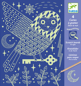 Djeco Scratch Cards At Night