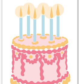 Rock Paper Scissors Enclosure Card: Birthday Cake