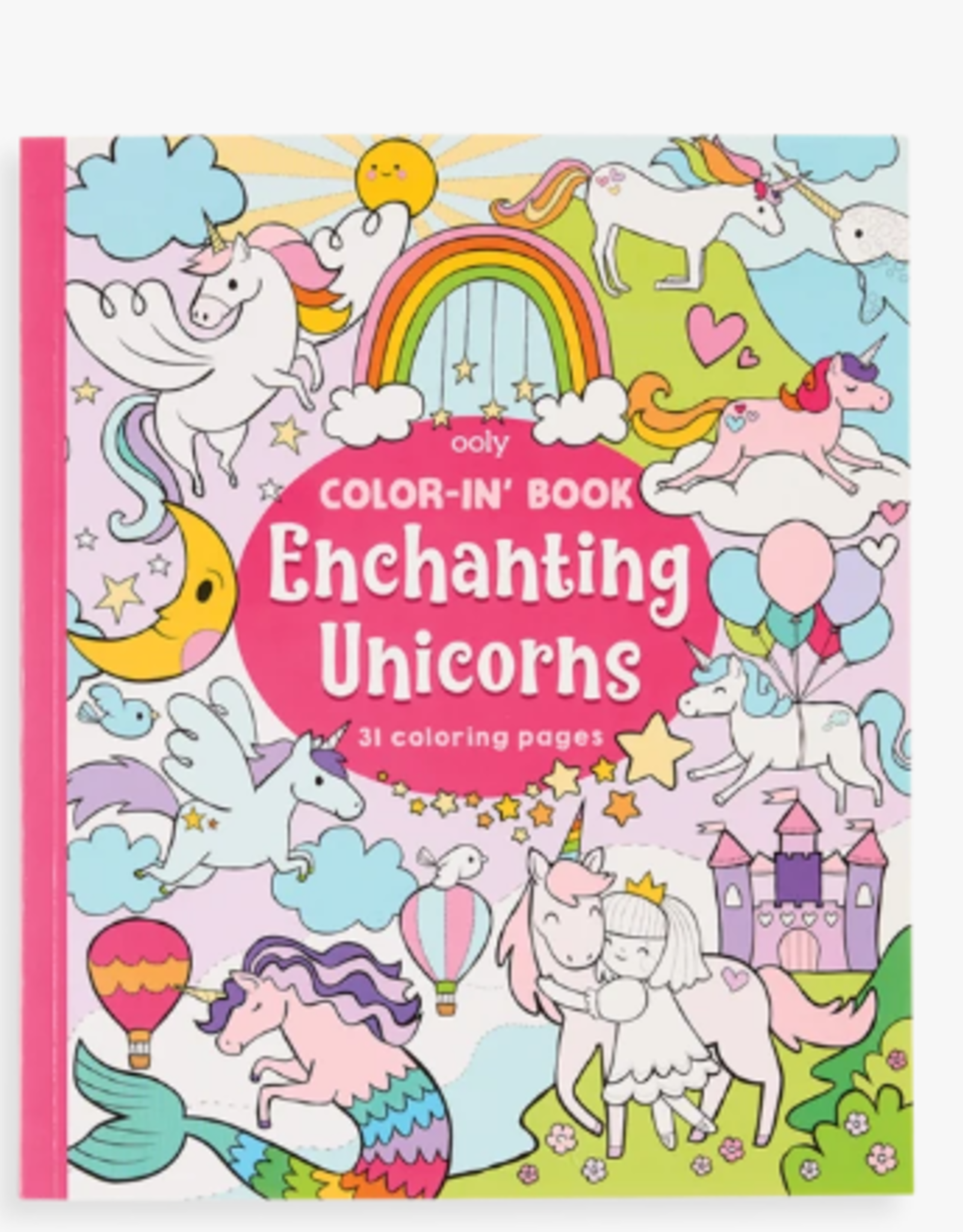 Ooly Color-in' Book: Enchanting Unicorns