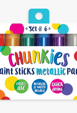 Ooly Chunkies Paint Sticks: Metallic Set of 6