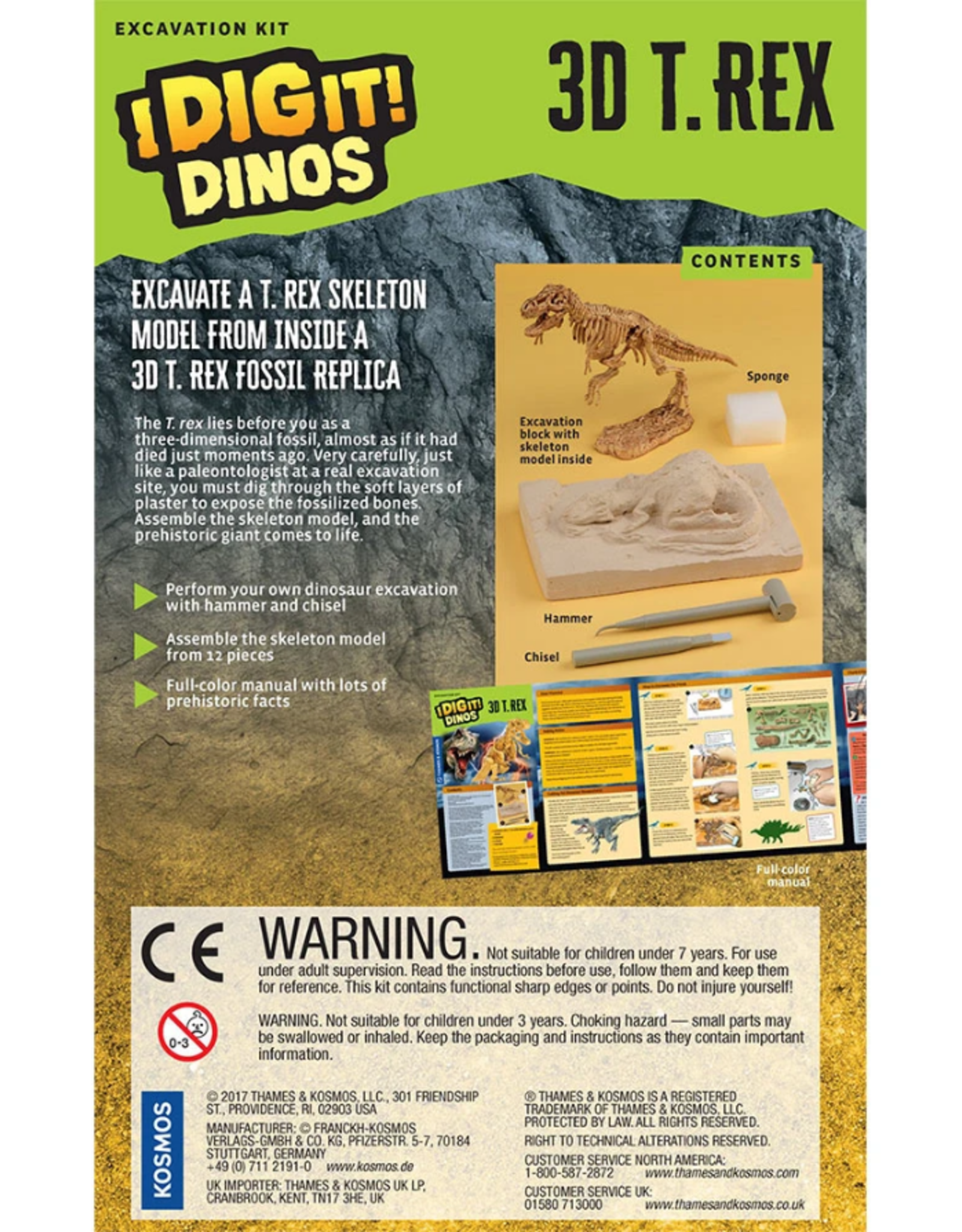 Thames & Kosmos I Dig It! 3D T. Rex Excavation Kit