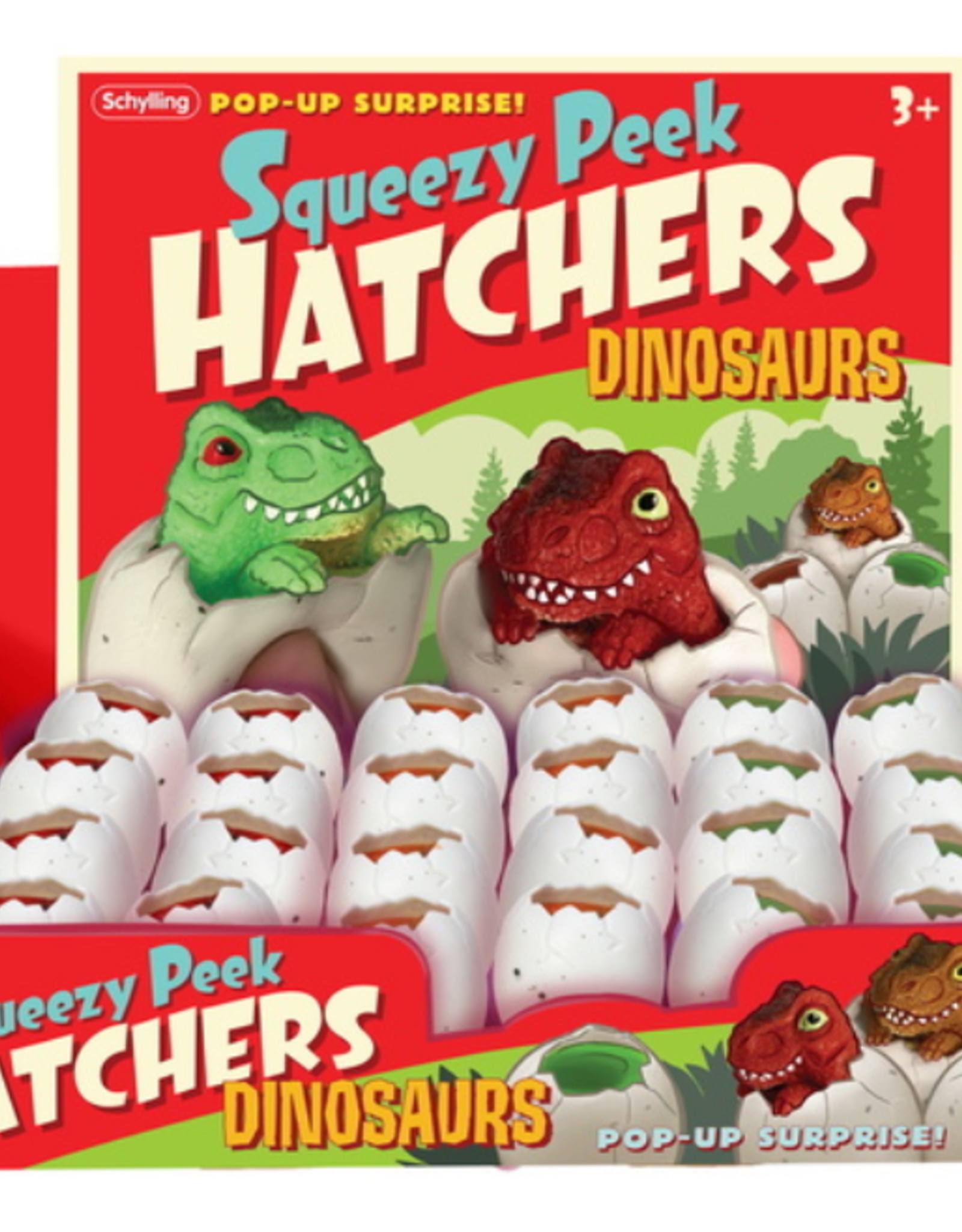 Schylling Dino Squeezy Peek Hatcher
