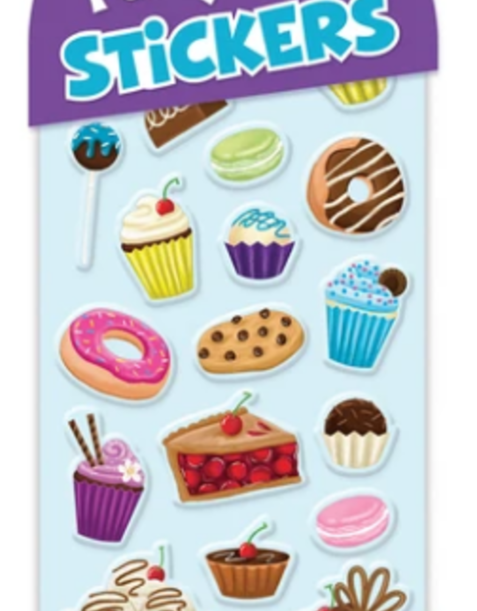 Peaceable Kingdom Puffy Stickers: Sweet Treats