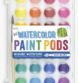 Ooly Lil Paint Pods Watercolor - Set of 37