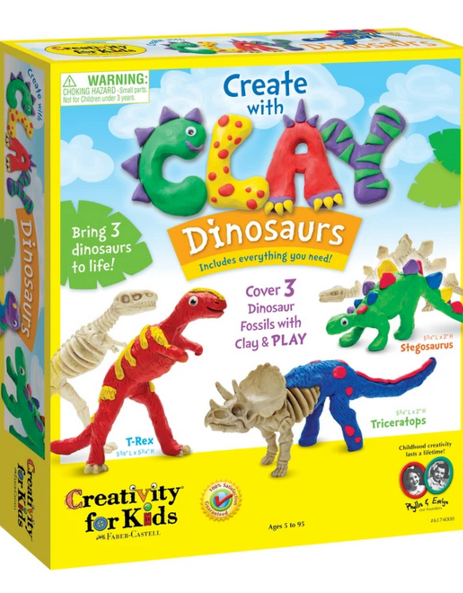 Faber-Castell Create with Clay Dinosaurs