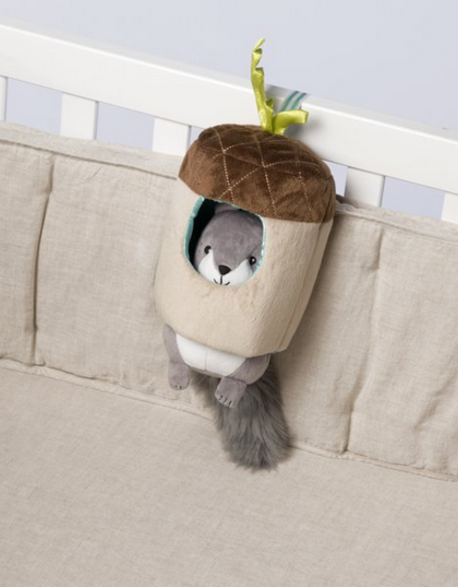 The Manhattan Toy Company Lullaby Squirrel Musical Pull Toy